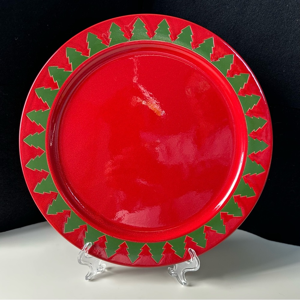Waechtersbach 12" Christmas Tree Platter, Cookie and or Cake Plate, or Charger